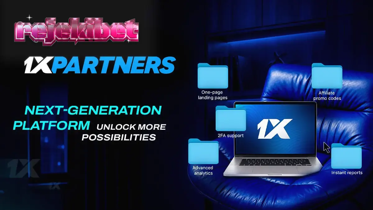 Dasbor analitik 1xPartners dengan grafik performa